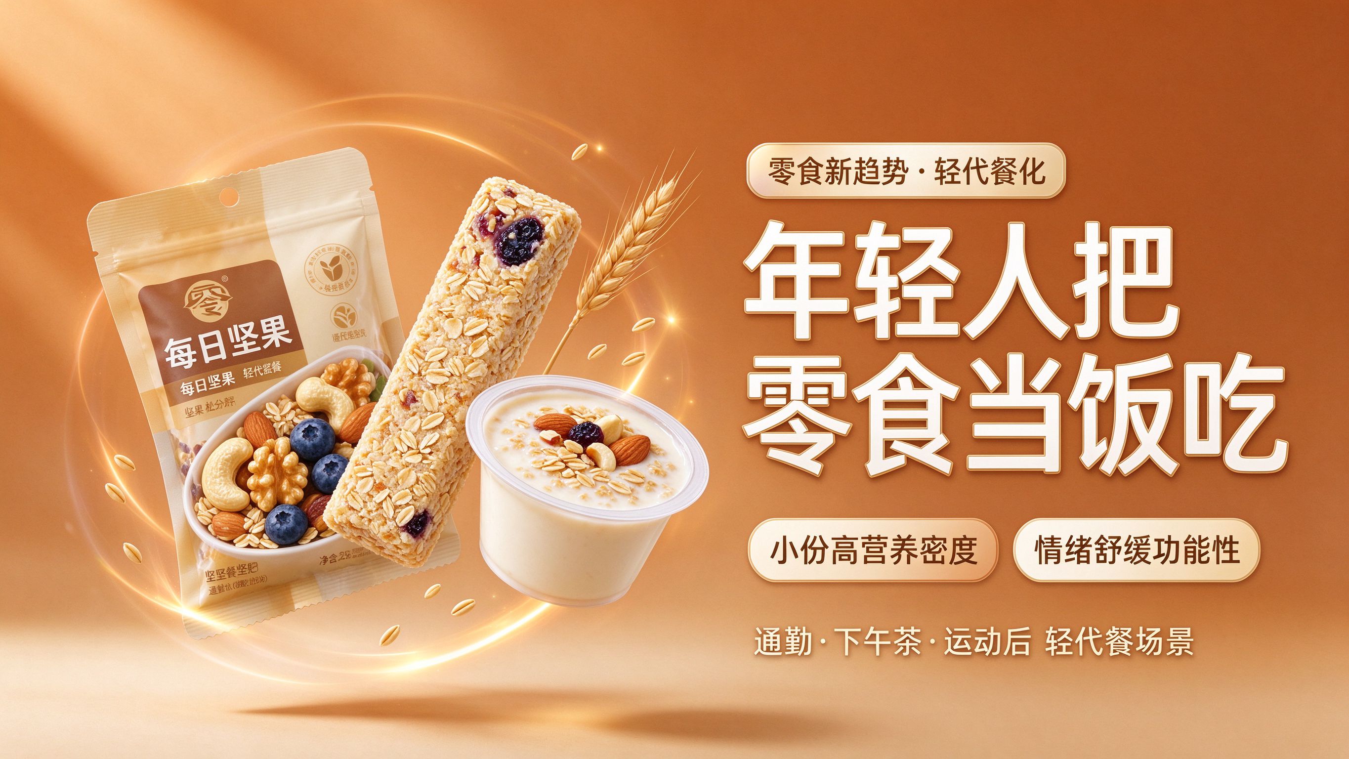 零食的“轻代餐化”：年轻人为什么把零食当饭吃？
